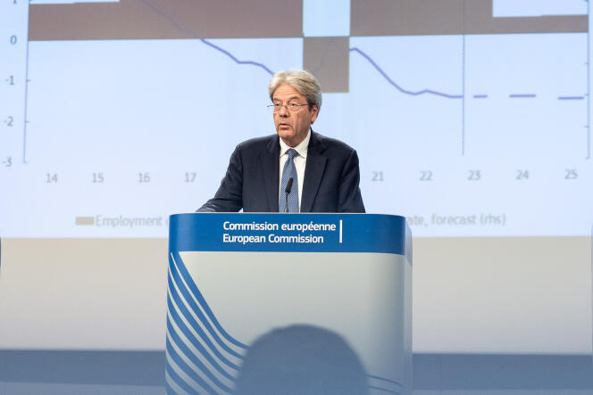 Paolo Gentiloni, le commissaire européen à l’économie, à Bruxelles, le 15 novembre 2023.
