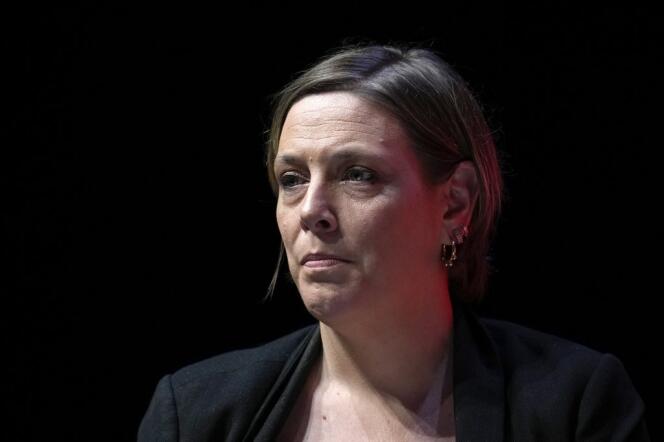 Labor MP Jess Phillips, during a party conference in Liverpool, October 10, 2023. 