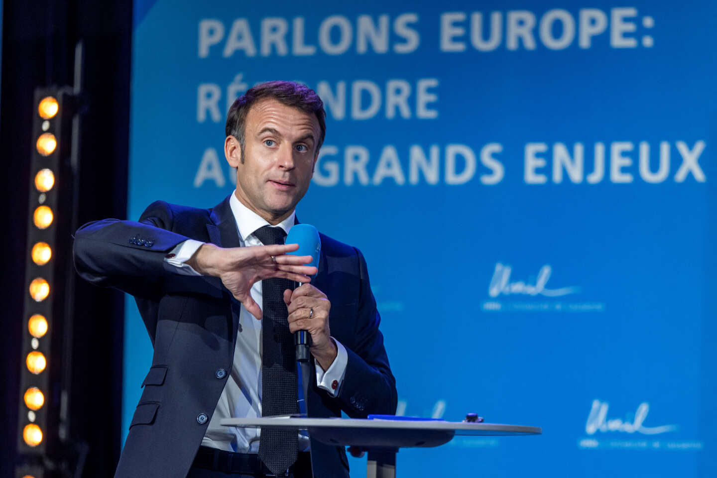 Macron argues against 'punitive' AI regulation