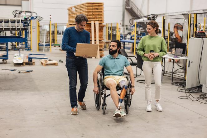 En France, 1,1 million de personnes handicapées travaillent, mais 450 000 restent sans emploi.