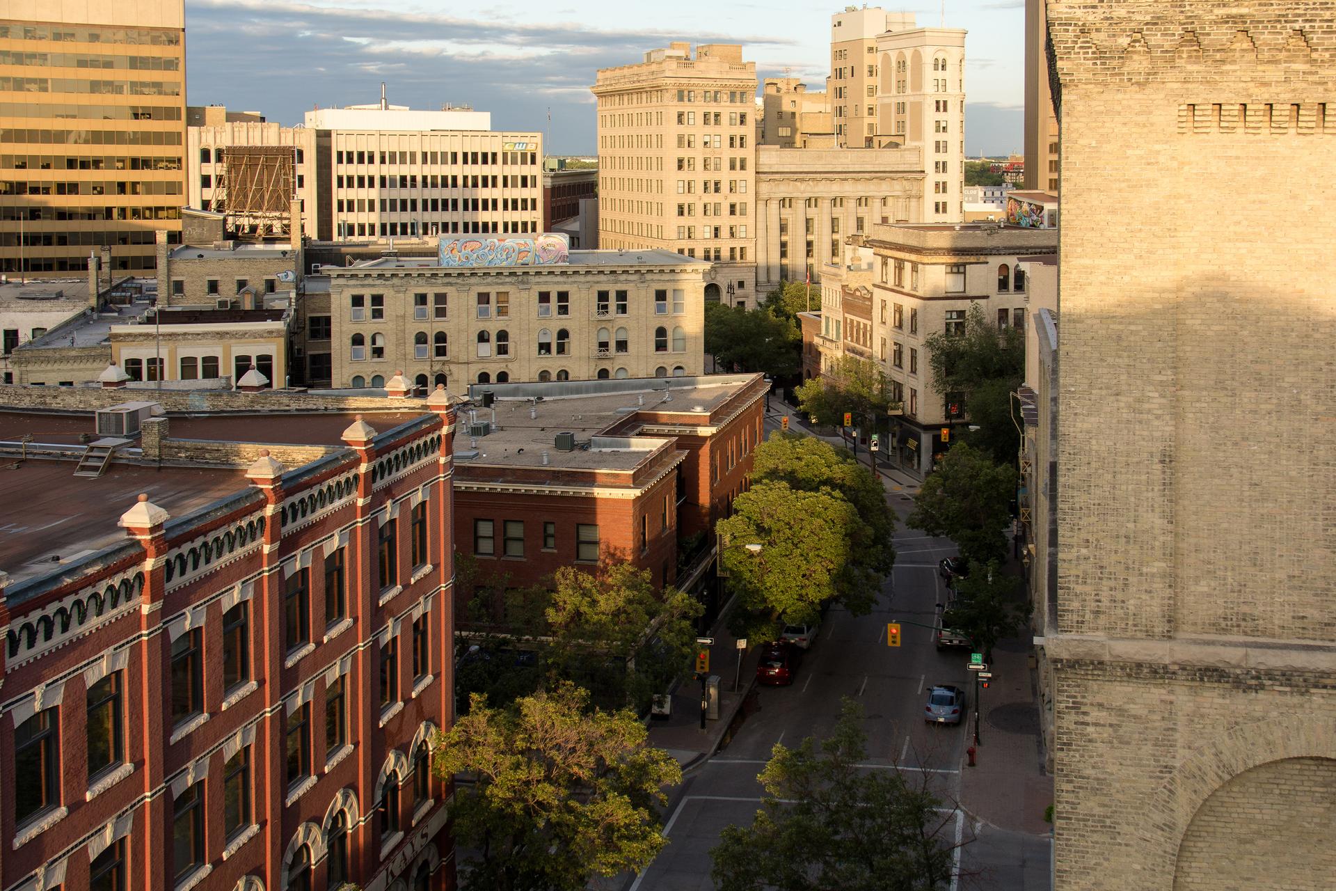 The skyscrapers of the Bourse district are among the finest in North America.
