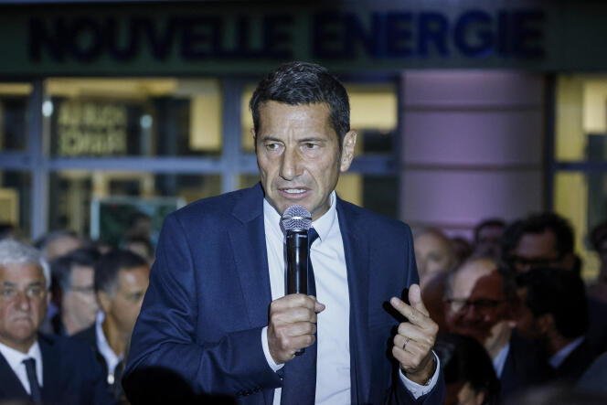David Lisnard, président de l'Association des maires de France (AMF) et maire de Cannes (Les Républicains), le 3 octobre 2023, à Paris.