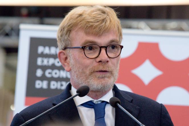 Le ministre de l’agriculture Marc Fesneau à la Foire de Dijon, le 01 novembre 2023. 