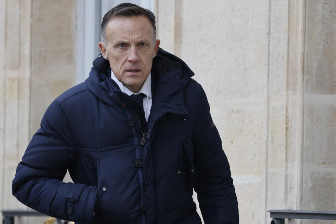 Frédéric Michel, asesor especial en estrategia y comunicación de Emmanuel Macron, en París, el 22 de enero de 2023. 