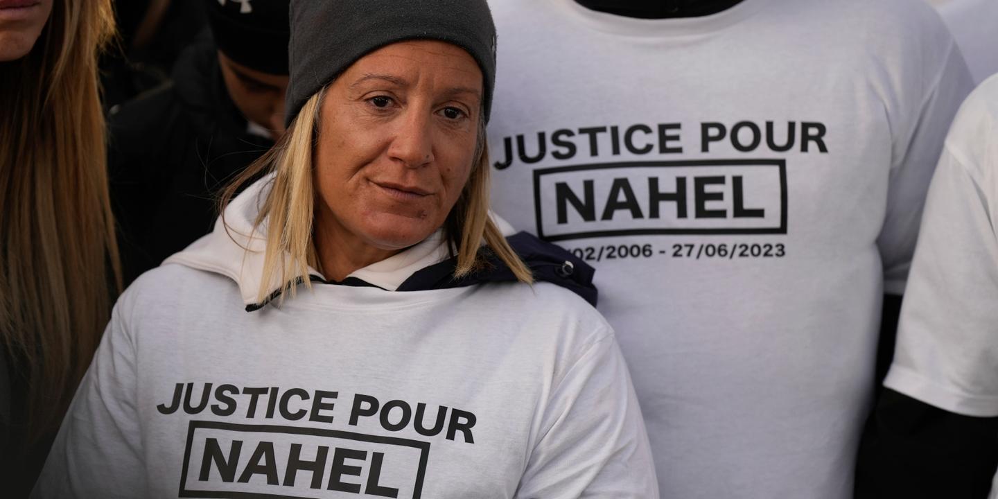 Mother of teen killed during a traffic stop in France leads protest ...