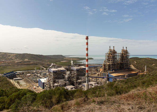 La fábrica de Koniambo Nickel SAS, en Voh, Nueva Caledonia, el 1 de noviembre de 2023.