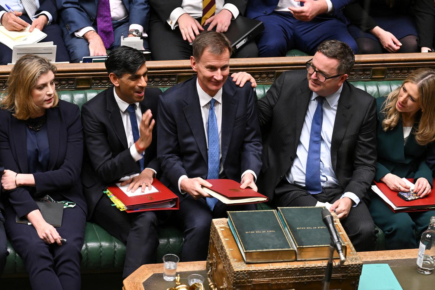 In the run-up to the UK elections, the government cuts taxes (a little)