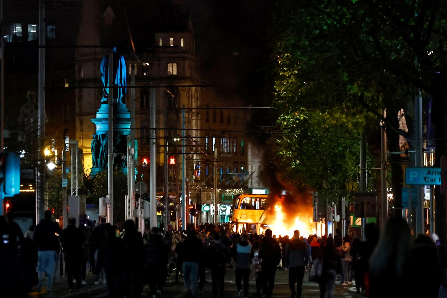 Irish PM says Dublin rioters brought 