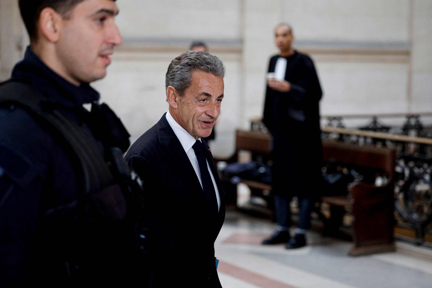 In court, Sarkozy 'vigorously' denies wrongdoing as he appeals jail sentence