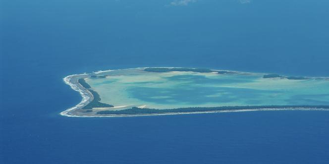 L’île de Tuvalu, photographiée en 2011.