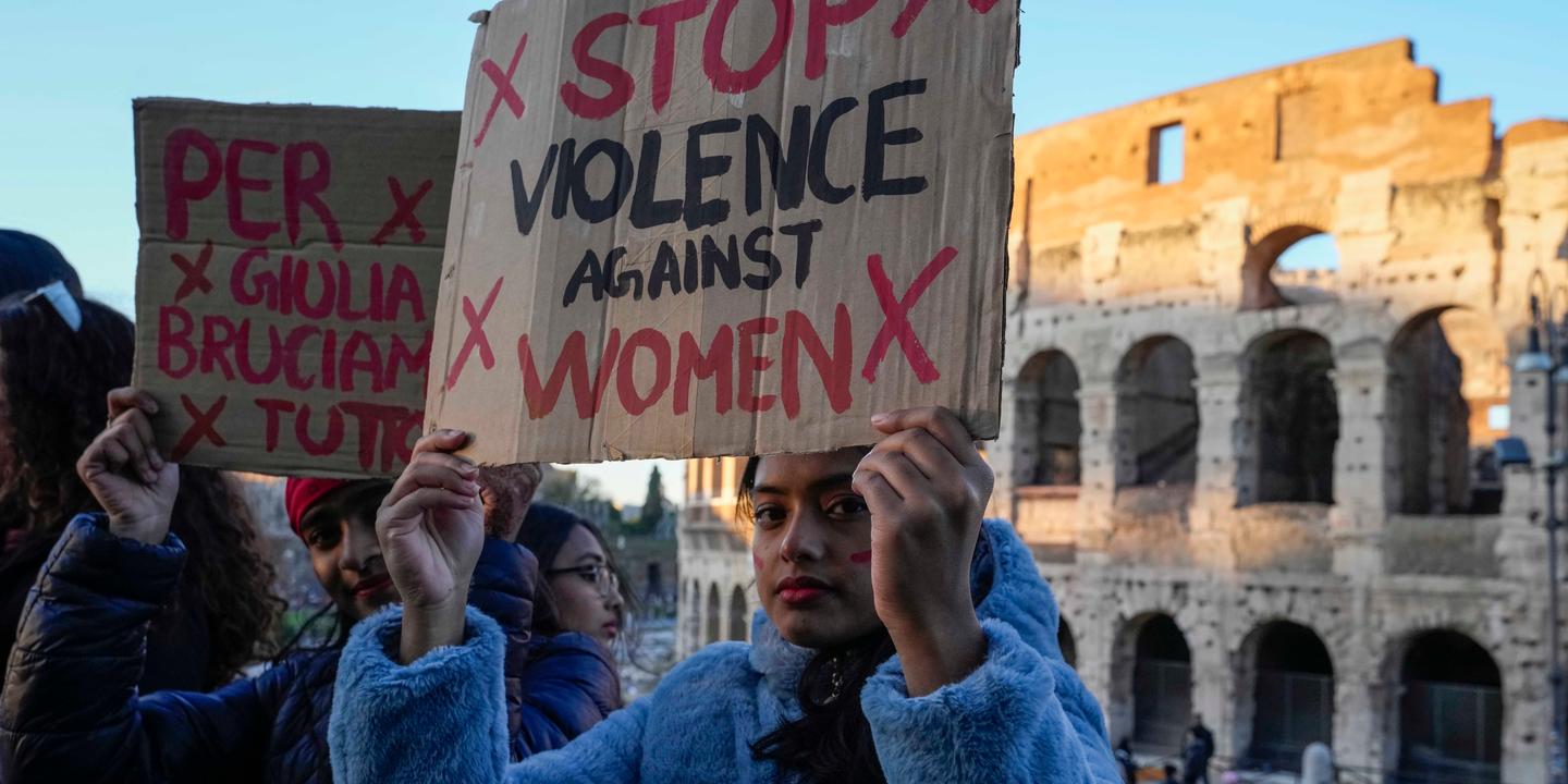 A Rome, un cortège sans précédent contre les violences faites aux femmes
