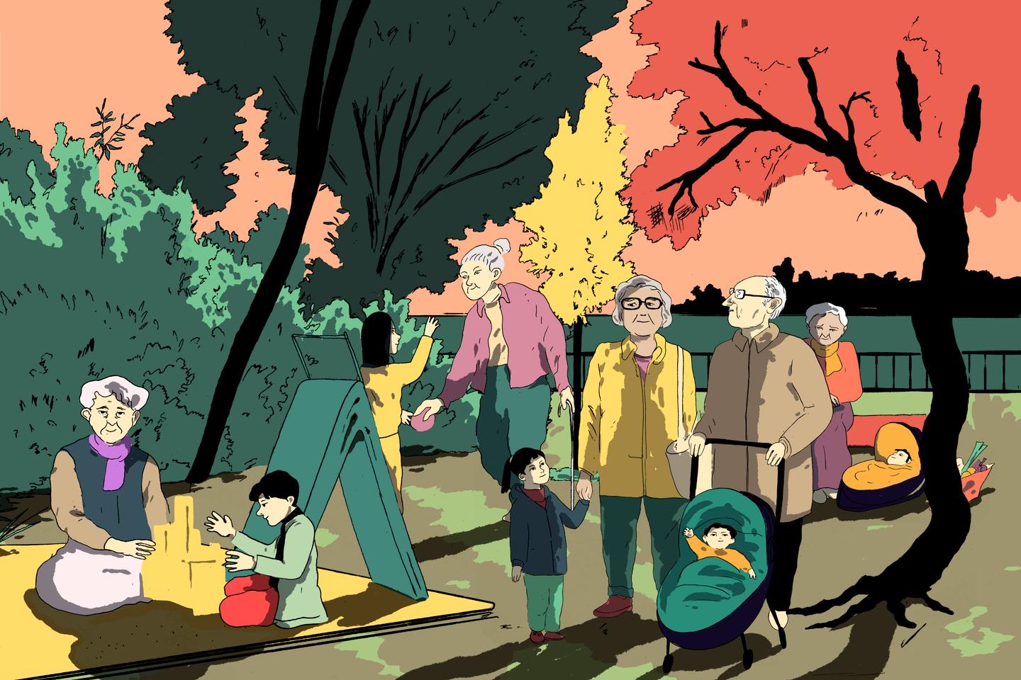 Chinese grandparents play an integral role in childcare
