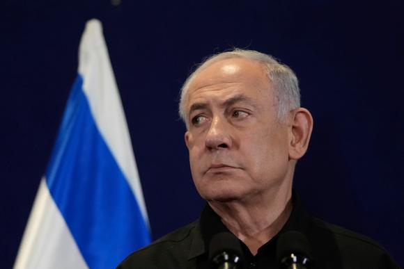Israeli Prime Minister Benjamin Netanyahu in Tel Aviv on October 17.