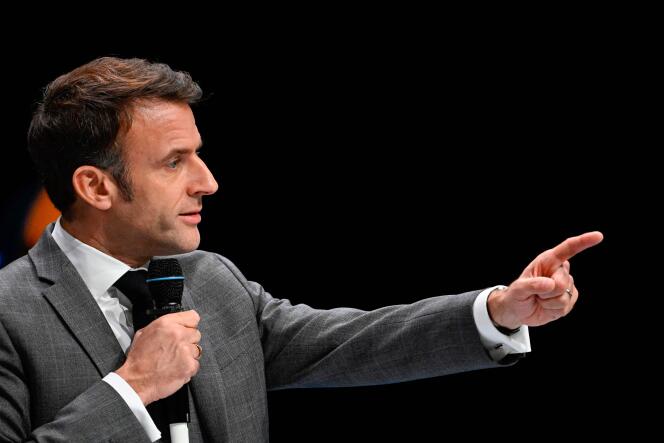 Emmanuel Macron, à Nantes, le 28 novembre 2023.