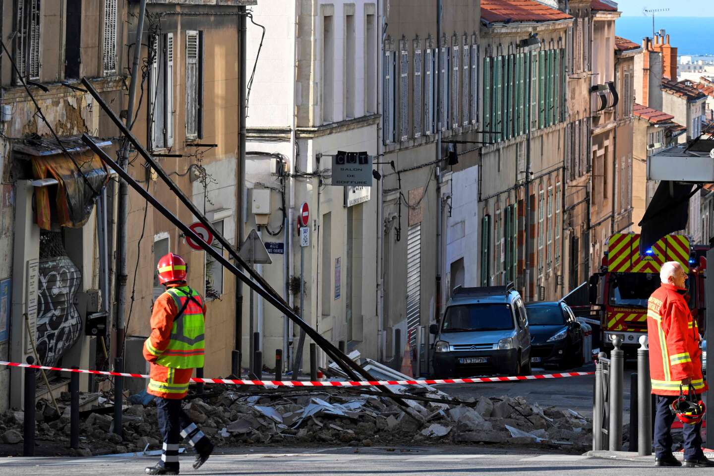 Effondrement partiel d’un immeuble à Marseille : 37 personnes relogées, sept blessées