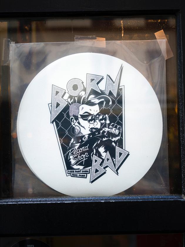 Born Bad, record store in Paris, November 21, 2023.
