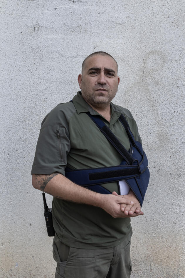 Ronen Garbai, head of security for the city of Sderot, December 3, 2023.
