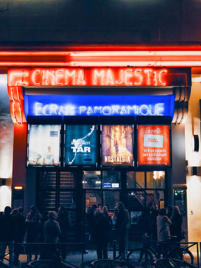 Le cinéma Majestic, à Paris, où le ciné-club féministe Tonnerre présente une fois par mois un film écrit ou réalisé par une femme.