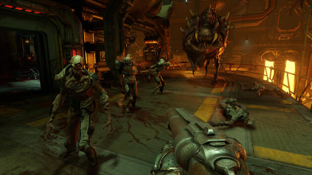 Capture d’écran de la version 2016 de « Doom ».