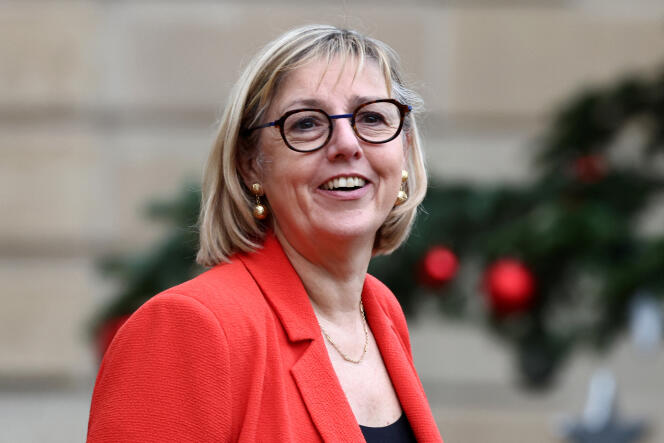 La ministra de Educación Superior, Sylvie Retailleau, en París el 12 de diciembre de 2023.