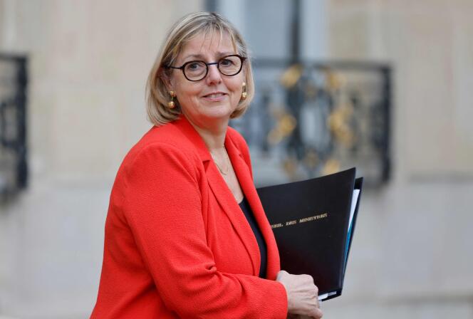 French Minister of Higher Education and Research, Sylvie Retaileau, December 12, 2023.
