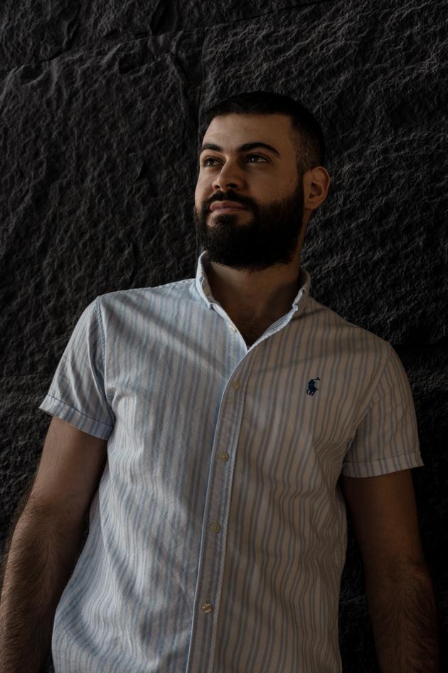 Majd Al-Saadi, manager of the Cinema Hotel, Cinema bakery, and restaurant, Jenin, in the occupied West Bank, November 18, 2023. 