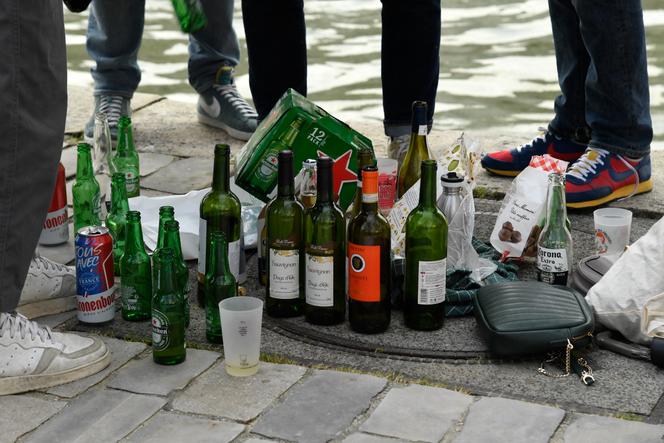 Sur les berges de la Seine, à Paris, en février 2021.