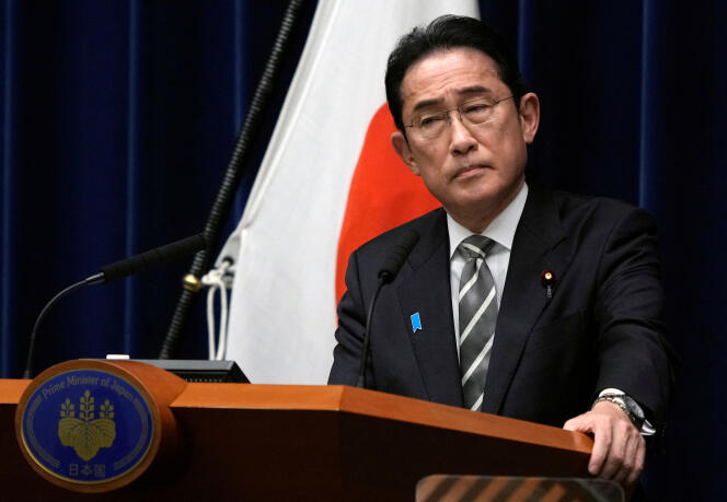 Le premier ministre japonais, Fumio Kishida, à Tokyo, le 13 décembre 2023.