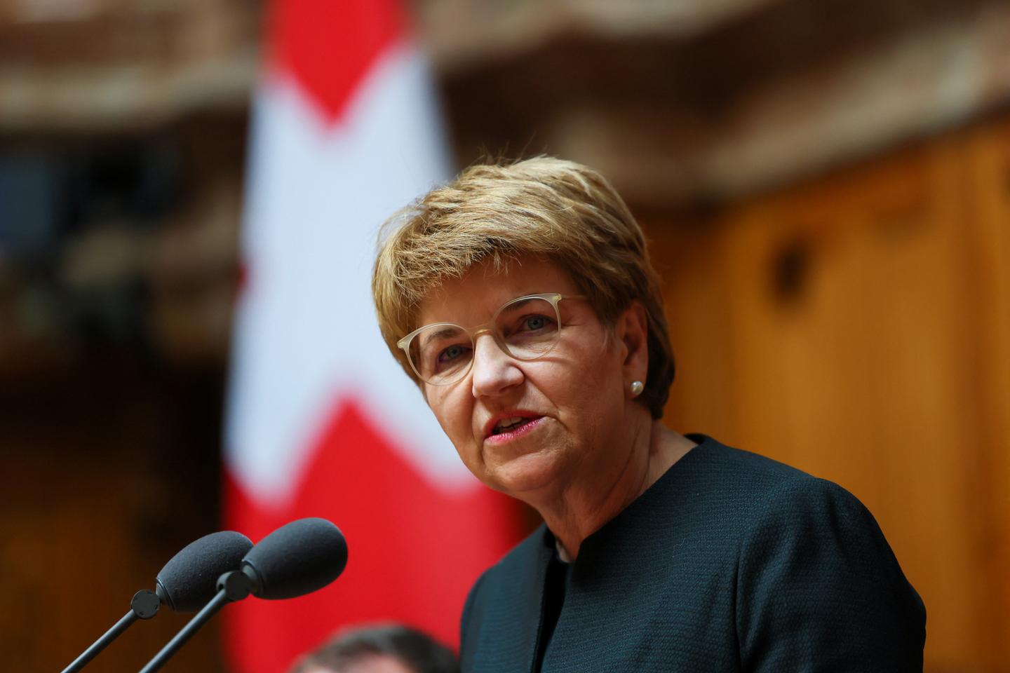 Swiss defense minister sworn in as next president