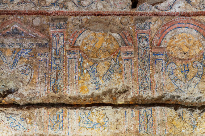 La découverte à Rome d'une spectaculaire mosaïque antique