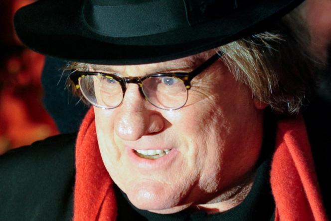 Gérard Depardieu au festival du film de Berlin, en février 2016. 