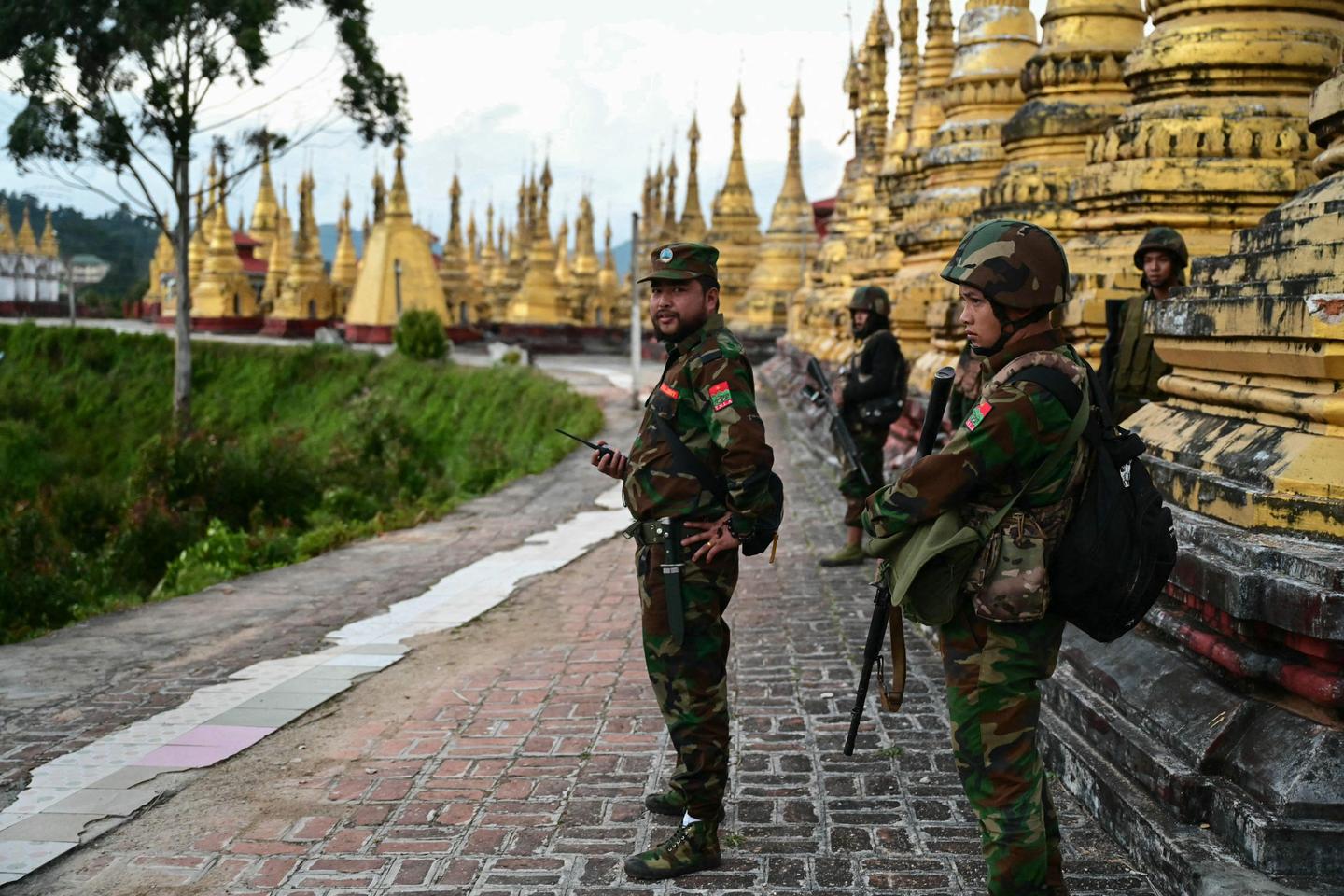 In Burma, ethnic minority fighters announced that they had captured the town of Namhsan