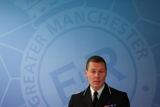 Matt Boyle, un oficial de policía de Manchester, en Manchester el 16 de diciembre de 2023. 