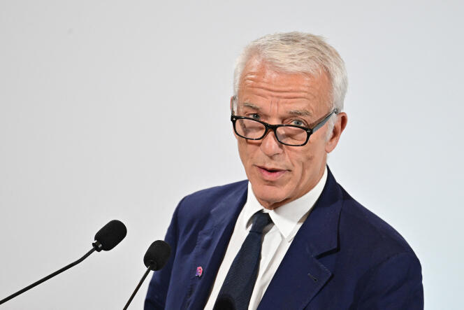 Le président du Medef, Patrick Martin, à Paris, le 16 octobre 2023. 