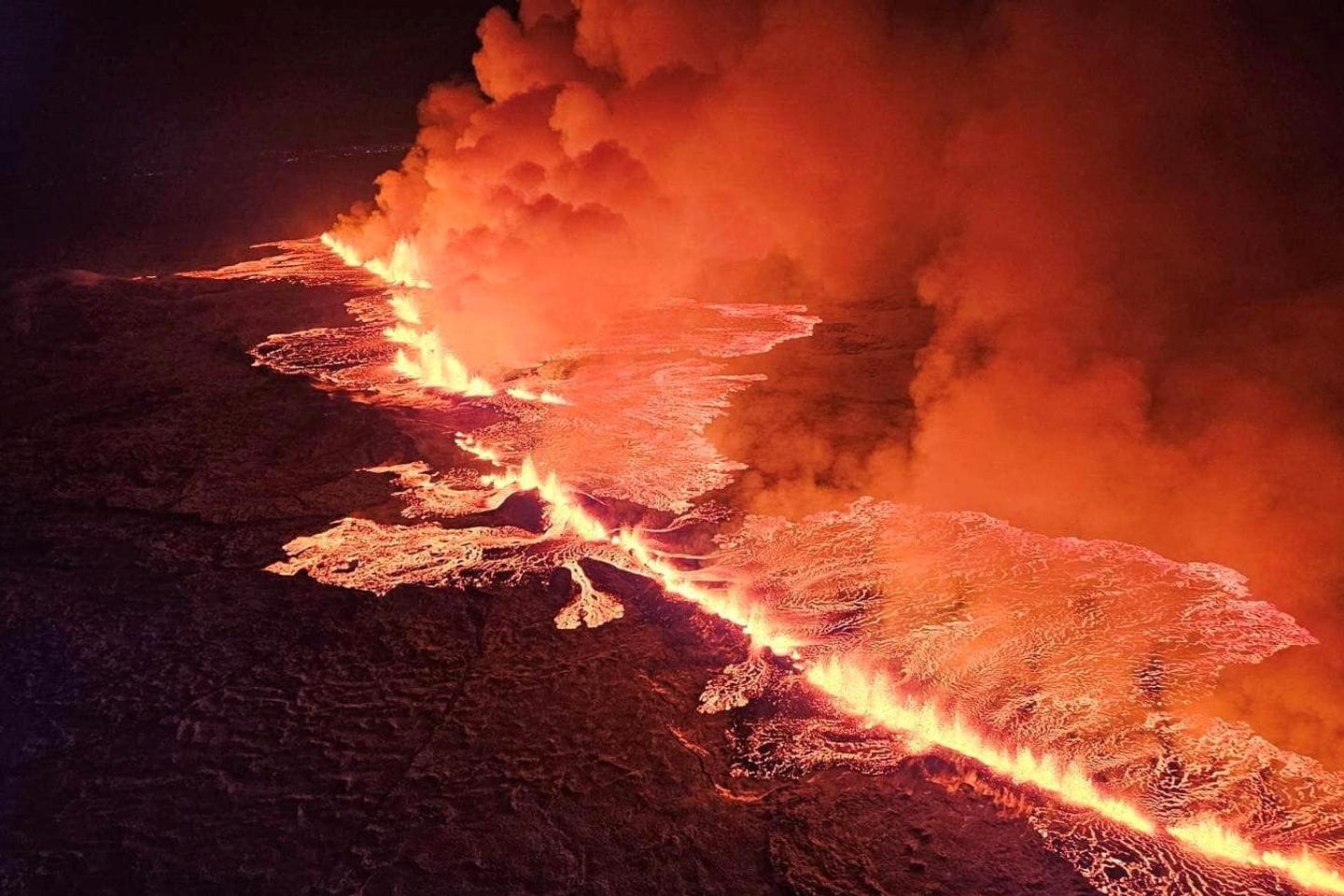 Iceland volcano erupts after weeks of earthquakes