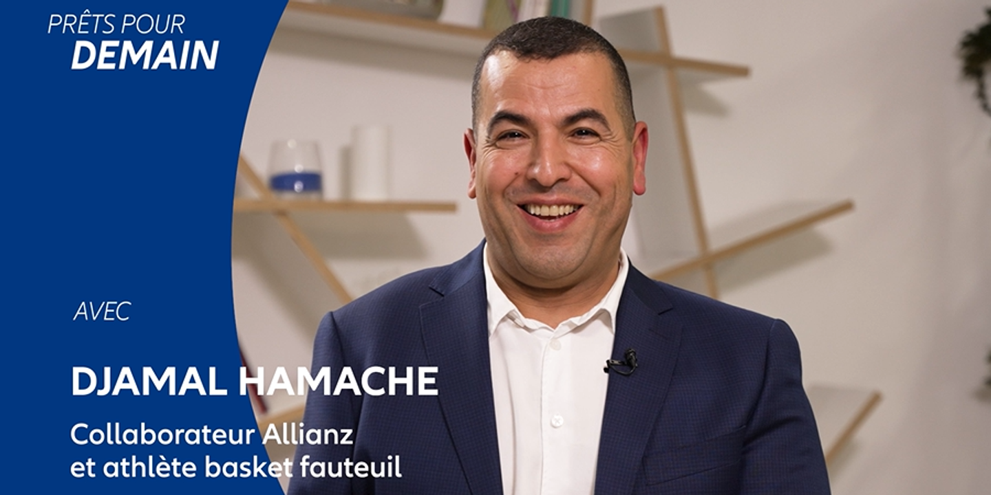 Djamal Hamache, collaborateur Allianz France et athlète Paralympique