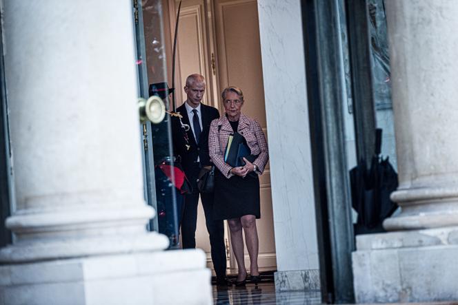 La première ministre, Elisabeth Borne, à l’Elysée, à Paris, le 20 décembre 2023.