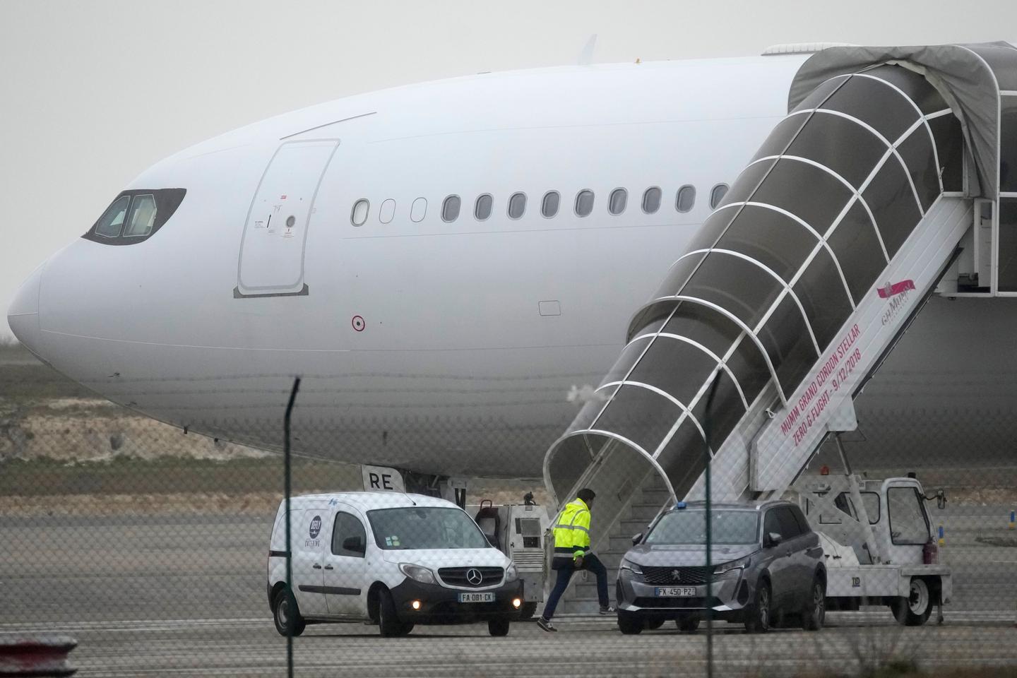 Plane grounded in France set to return passengers to India