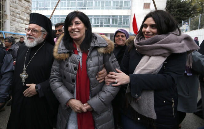 Khalida Jarrar, en la ciudad de Ramallah, en la ocupada Cisjordania, el 28 de febrero de 2019.