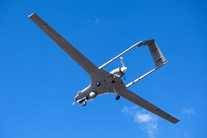 Un drone Bayraktar TB2 de fabrication turque. Le Mali et le Burkina Faso ont acquis ces aéronefs sans pilote après le départ des soldats français de l’opération « Barkhane ».