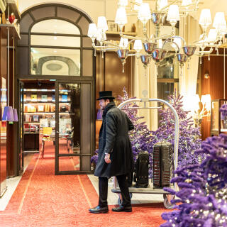 Paris December 2023 - Pierre Davo is a Valet Baggage Handler at the Royal Monceau