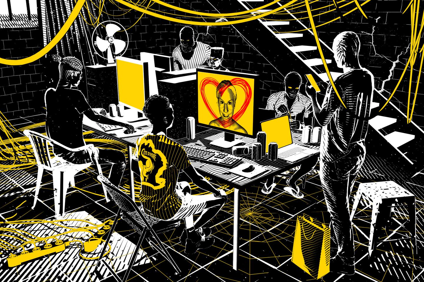 Abidjan, le royaume des cyberescrocs de l’amour