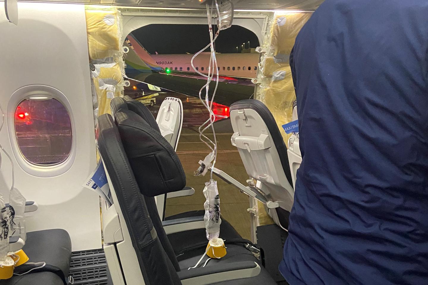 Alaska Airlines grounds 737-9 aircraft after window blows out midair