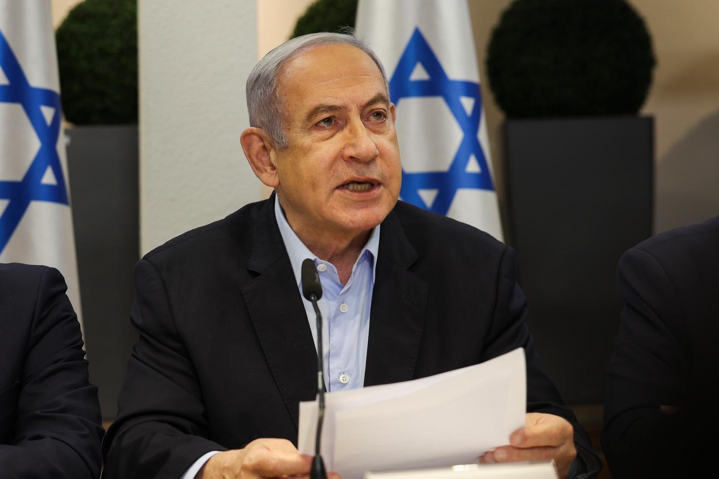 Netanyahu says he opposes Palestinian state in any postwar scenario