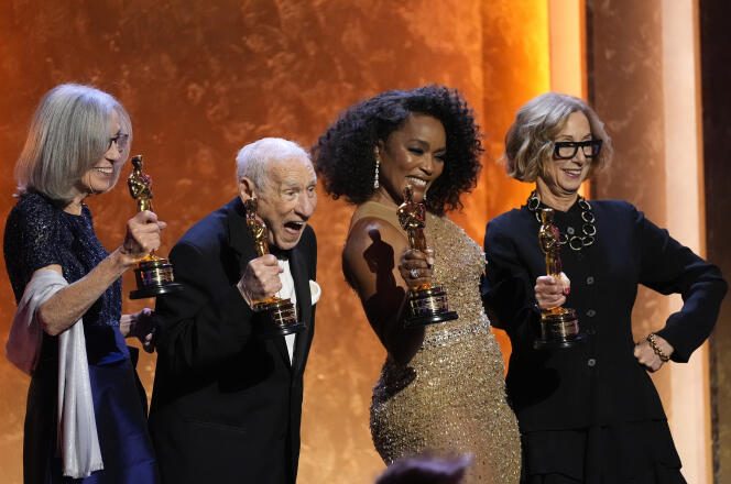 Mel Brooks and Angela Bassett receive an honorary Oscar for their body of work