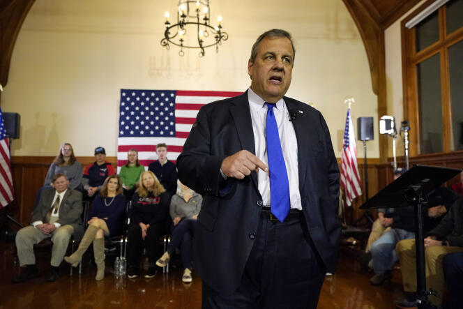 On January 10, 2024, Chris Christie announced his withdrawal from the Republican primary at a campaign rally in Windham, New Hampshire.