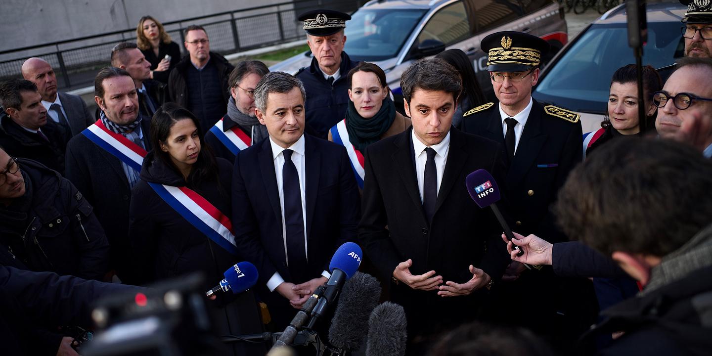 Gabriel Attal irá a una comisaría de policía de Val-d’Oise durante el día, junto a Gérald Darmanin
