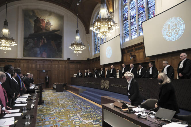 Apertura de audiencia ante la Corte Internacional de Justicia, jueves 11 de enero de 2023.