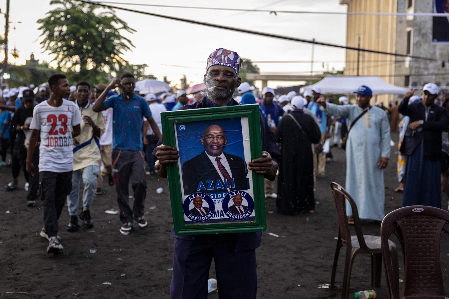 In the Comoros, President Azali Assoumani is the favorite in an already disputed election