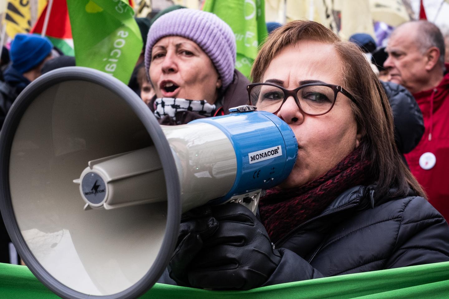 Opponents of France's immigration law take to street protests